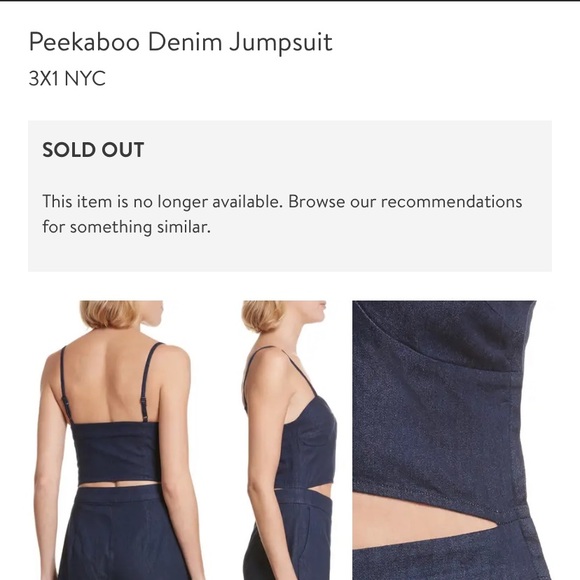 WHITE Peekaboo denim bustier - Picture 13 of 13